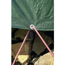 Bâche protection bois 90g/m² Vert 2x8m